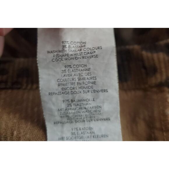 Nasty Gal Leopard Corduroy Jacket 0 - Picture 8 of 8